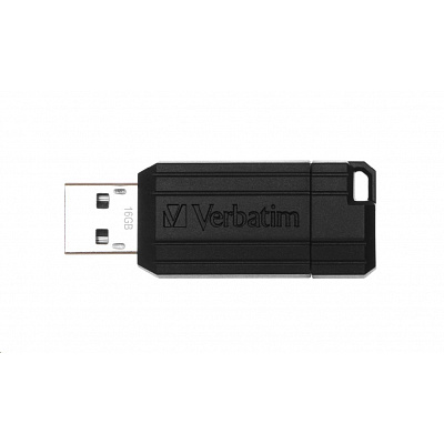 VERBATIM Flash Disk 16GB Store 'n' Go PinStripe, czarny
