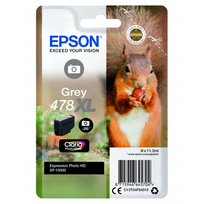 Epson 478XL C13T04F64010 szary (grey) tusz oryginalna