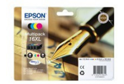 Epson T16264012, T162640 błekitna/purpurowa/żółta/czarna (cyan/magenta/yellow/black) tusz oryginalna