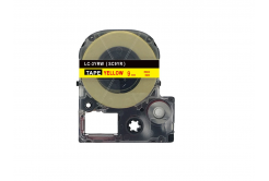 Epson LC-SC9YR, 9mm x 8m, czerwony druk / żółty podkład, taśma zamiennik