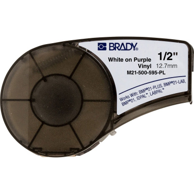 Brady M21-500-595-PL / 139733, taśma winylowa, 12.70 mm x 6.40 m