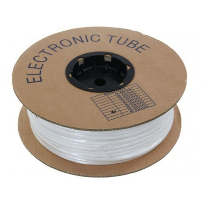 Okrągła rurka termokurczliwa, BS-25, 2:1, 2,5 mm, 200 m, UL biała