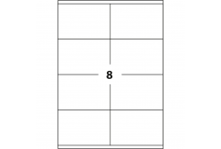 Samoprzylepne etykiety 96 x 63,5 mm, 8 etykiet, A4, 100 arkuszy