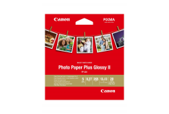 Canon Photo Paper Plus Glossy II 2311B060, 265 g/m2, 5x5", 13x13cm, 20szt., błyszczący, biały, papier fotograficzny