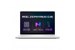 ASUS ROG Zephyrus G16/GU606AW-TB010WZ/U9-386H/16"/2560x1600/32GB/1TB/RTX 5080/W11H/Biały/2R