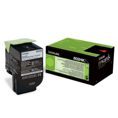 Lexmark 80C2HK0 czarny (black) toner oryginalny