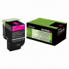 Lexmark 80C2SME purpurowy (magenta) toner oryginalny