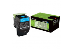 Lexmark 80C2XC0 błękitny (cyan) toner oryginalny