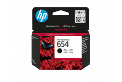 HP 654 7FP39UE czarny (black) tusz oryginalna