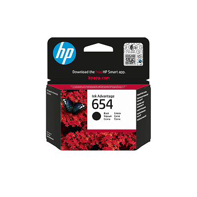 HP 654 7FP39UE czarny (black) tusz oryginalna