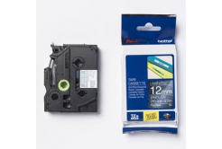 Brother TZ-PR935 / TZe-PR935, 12mm x 8m, biały druk / srebrny podkład, taśma oryginalna