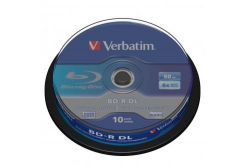 Verbatim BD-R, Dual Layer 50GB, cake box, 43746, 6x, 10-pack, pro archivaci dat