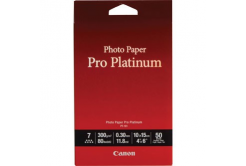 Canon Photo Paper Pro Platinum PT-101 2768B014, 300 g/m2, 10x15cm, 50szt., błyszczący, biały, papier fotograficzny