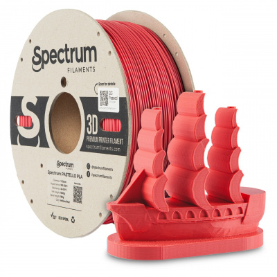 Spectrum 80899 3D filament, pastello PLA, 1,75mm, 1000g, Czerwony (Holland red)