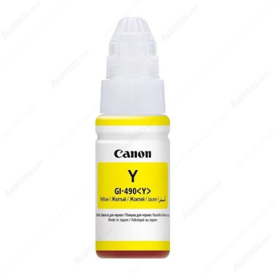 Canon GI-490 Y, żółty (yellow), tusz oryginalna