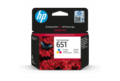 HP 651 C2P11AE#BHK kolorowa (CMY) tusz oryginalna