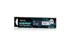 Dysk wewnętrzny SSD Apacer M.2 PCIe, wewnętrzny M.2 PCIe, 240GB, AS2280P4, AP240GAS2280P4-1, 1800 MB/s-R, 1100 MB/s-W