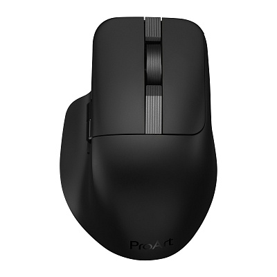 ASUS ProArt MD301/Ergonomiczna/Optyczna/Dla praworęcznych/8 000 DPI/Przewodowa/Bezprzewodowa/Czarna