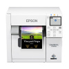 Epson ColorWorks C4000e (bk) C31CK03102BK, kolorowa drukarka etykiet, Gloss Black Ink, cutter, ZPLII, USB, Ethernet
