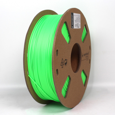 Gembird 3DP-PLA1.75-01-FG, 3D filament, PLA, 1,75mm, 1000g, fluorescencyjny, Zielony (Green)