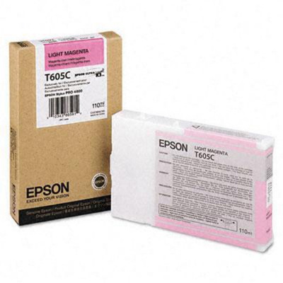 Epson T605C jasno purpurowy (light magenta) tusz oryginalna