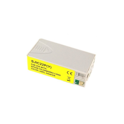 Epson S020604, SJIC22P(Y) dla ColorWorks, żółty (yellow) tusz zamiennik