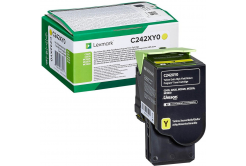 Lexmark C242XY0 żółty (yellow) toner oryginalny