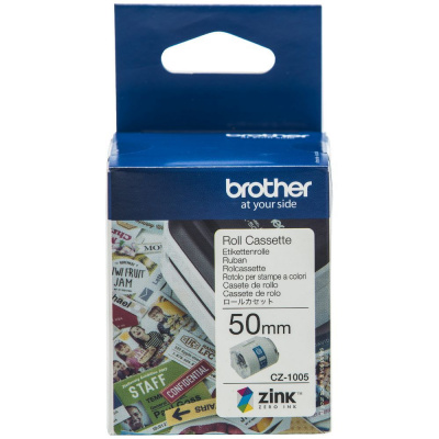 Brother CZ1005, 50mm x 5m, rolka papieru, oryginalna