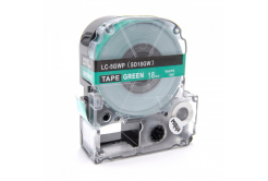 Epson LC-SD18GW, 18mm x 8m, biały druk / zielony podkład, taśma zamiennik