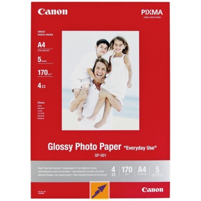 Canon MP-101 matowye Photo Paper, papier fotograficzny, matowy, biały, A4, 170 g/m2, 5 szt., 7981A042
