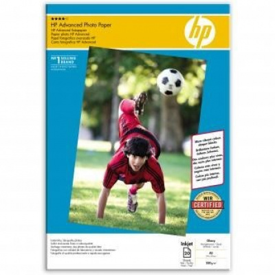 HP Advanced Glossy Photo Paper Q8697A, 250 g/m2, A3, 20szt., błyszczący, biały, papier fotograficzny