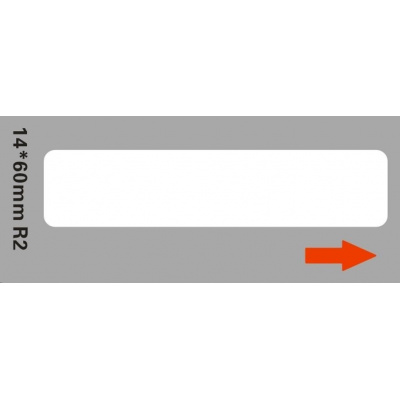 Niimbot etykiety RP A2A28678601, 14x60mm 110szt. White dla D11 i D110