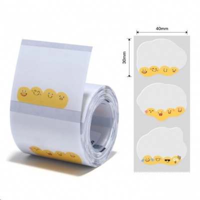 Niimbot etykiety T 1EA00704601, 41x31mm 220szt. Emoji dla B21, B21S, B3, B1S