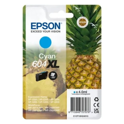 Epson 604XL T10H240 C13T10H24010 Cyjan (cyan) tusz oryginalna