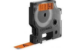 Dymo D1 1978367, 12mm x 3m, czarny druk / pomarańczowy podkład, vinyl, taśma oryginalna