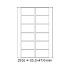 Samoprzylepne etykiety 80 x 47 mm, 12 etykiet, A4, 100 arkuszy
