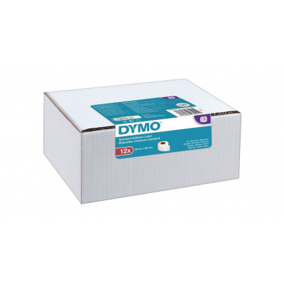 Dymo 99010, 2093091, 28mm x 89mm, oryginalne etykiety papierowe, 12 szt.