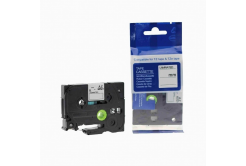 Brother TZe-SM961, 36mm x 8m, extr.adh., czarny druk / srebrny podkład taśma zamiennik