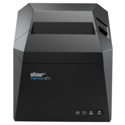 Star TSP143IV-UE SK 39473390 drukarka paragonowa, Linerless, CloudPRNT, 8 dots/mm (203 dpi), cutter, linerless, LTS, USB, Ethernet, kit, grey