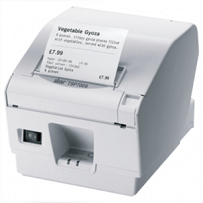 Star TSP743II 99257300 drukarka fiskalna, HI X, 8 punktów/mm (203 dpi), obcinacz, USB, szara
