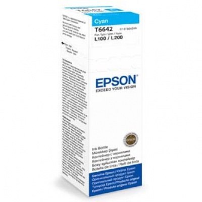 Epson T66424A błękitny (cyan) tusz oryginalna