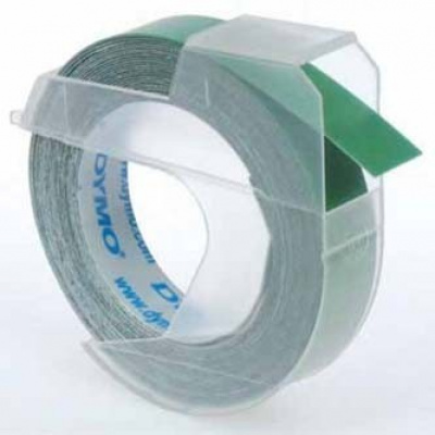 Dymo S0898160 520105, 9mm x 3m, biały druk / zielony podkład, taśma oryginalna