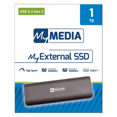 SSD MyMedia externí USB 3.2 Gen 2, 256GB, 69284
