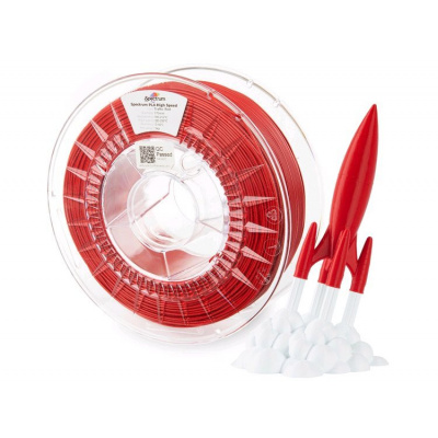 Spectrum 81054 3D filament, PLA High Speed, 1,75mm, 1000g, Czerwony (Traffic red)