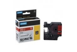 Dymo 1805422, 19mm x 5,5m, biały druk / czerwony podkład, taśma oryginalna