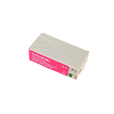 Epson S020603, SJIC22P(M) pro ColorWorszt., purpurowy (magenta) tusz zamiennik