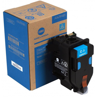 Konica Minolta TNP-81C AAJW451 błękitny (cyan) toner oryginalny