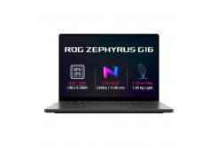 ASUS ROG Zephyrus G16/GU606AX-TB070/U9-386H/16"/2560x1600/64GB/1TB/RTX 5090/bez systemu operacyjnego/Szary/2R