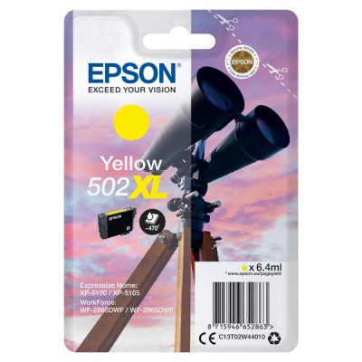 Epson 502XL T02W440 żółty (yellow) tusz oryginalna