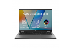 ASUS Vivobook 16 Flip/TP3607SA-OLED118W/U7-258V/16"/WUXGA/T/32GB/1TB/Intel int/W11H/Szary/2R